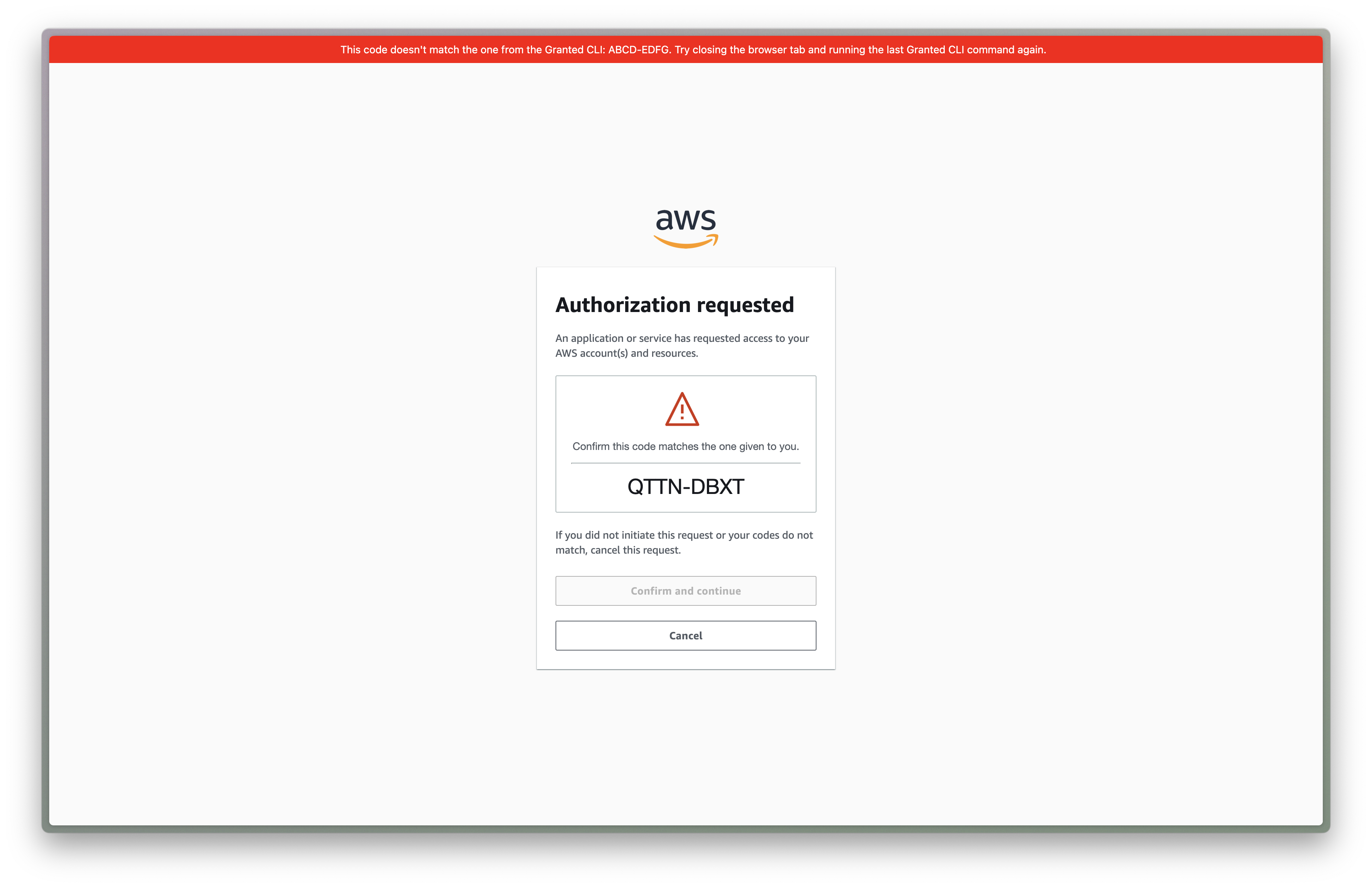 Granted extension preventing phishing